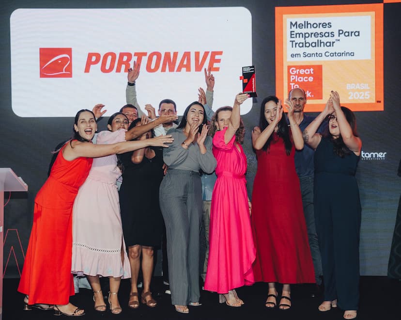 Imagem relacionada à notícia: Portonave é a oitava melhor empresa para se trabalhar em Santa Catarina
