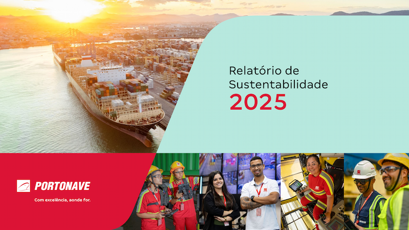 Imagem relacionada à notícia: Portonave divulga Relatório de Sustentabilidade 2025 com asseguração independente